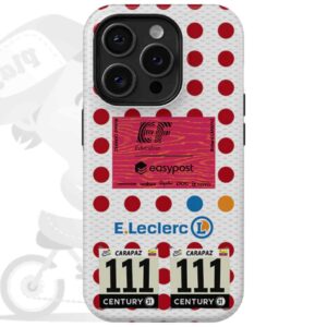 EF Education-easypost iPhoneカバー(Richard Carapaz Polka Dot Jersey King of the Mountains)