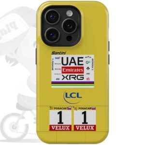 UAE TEAM EMIRATES/TADEJ POGACAR/Tour de France/Maillot Jaune iPhoneケース(2025)